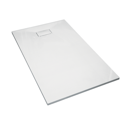 Aquatek SMC GLOSSY OBDĹŽNIKOVÁ SPRCHOVÁ VANIČKA 140x80 biela z tvrdeného polyméru