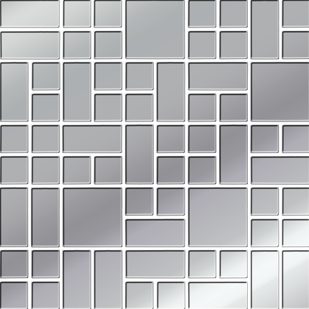 Ceramica Bianca PLATINUM GLASS MOSAIC  25X25  mozaika