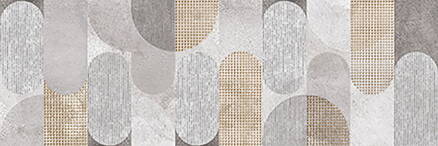 Ceramica Bianca PRINCESS GREY MAT REKT. 25x75 dekor