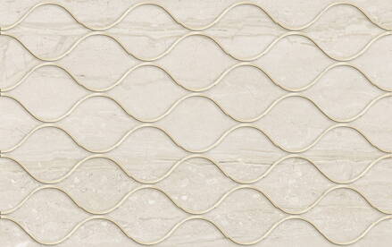 Ceramika Color TIBERIO CREAM LESK 25x40 dekor