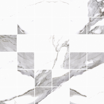 Cerrad CALACATTA WHITE MAT REKT. 29,7x29,7 mozaika