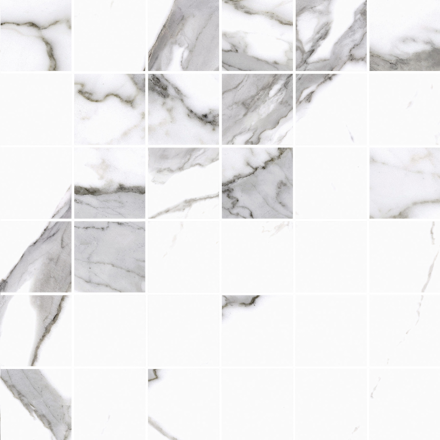 Cerrad CALACATTA WHITE LESK REKT. 29,7x29,7 mozaika