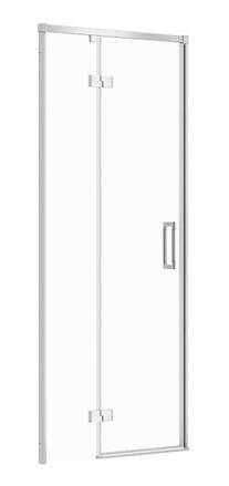 Cersanit LARGA SPRCHOVÉ DVERE 80x195 ĽAVÉ, chróm, sklo číre S932-119