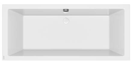 Cersanit INTRO 180x80 VAŇA OBDĹŽNIKOVÁ akrylátová + nožičky, biela S301-222
