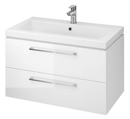Cersanit LARA SKRINKA 80x46 S UMÝVADLOM COMO, v demonte, biele S801-149-DSM