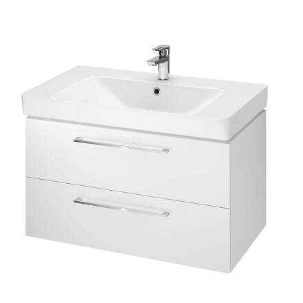 Cersanit MILLE SKRINKA 46x80 S UMÝVADLOM MILLE SLIM v demonte, biela S801-338-DSM