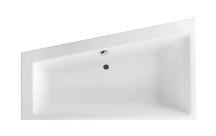 Excellent SFERA SLIM VAŇA ASYMETRICKÁ 170x100,5 ľavá, biela akrylátová WAEX.SFL17WHS
