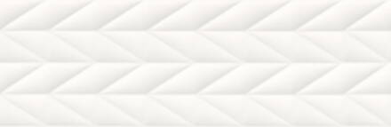Opoczno FRENCH BRAID WHITE STRUKT 29X89 obklad NT036-001-1