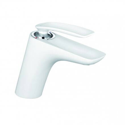 Kludi BALANCE WHITE BATÉRIA UMÝVADLOVÁ JEDNOPÁKOVÁ DN 10 100 mm bez odpadovej súpravy biela/chróm 520269175