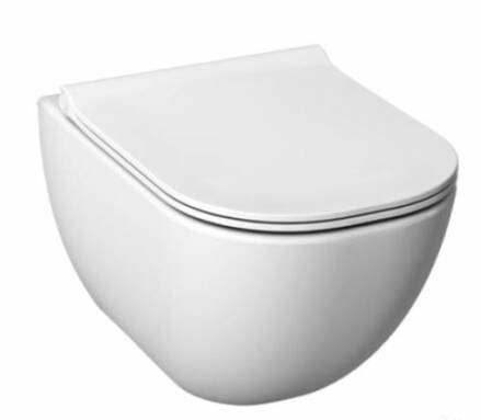 Jika WC MISA MIO-N Rimless závesná + sedátko SLOWCLOSE, biele H8667140000001