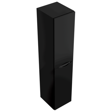LaVita KOLORADO BLACK LESK 30 SKRINKA VYSOKÁ BOČNÁ 30 cm, čierna lesklá