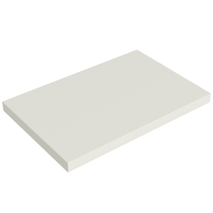 LaVita DOSKA NA SKRINKU WHITE 60x47 cm, hr. 3,8 cm, biela lesklá
