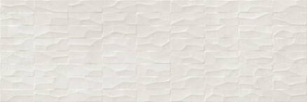 Marazzi PLAZA WHITE STR RANGE 3D MAT M95H REKT. 30x90 obklad