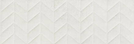 Marazzi WORK M138 WHITE STR. SPIKE 3D REKT. 30x90 obklad
