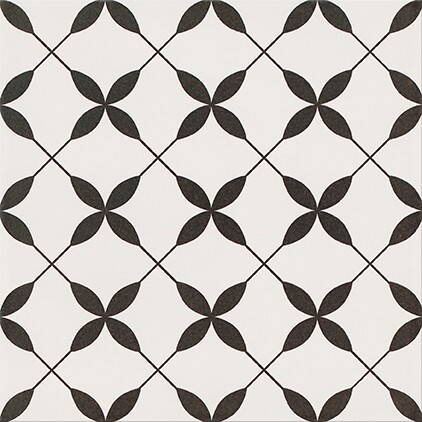 Opoczno PATCHWORK CLOVER BLACK PATTERN GRES 29,8X29,8 dlažba OP867-002-1