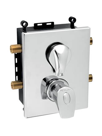 Novaservis Podomietková termostatická batéria s boxom, 2 vývody BOX57052RT,0