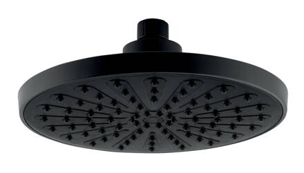 Novaservis Pevná hlavová sprcha, priemer 200 mm, čierna RUP/200,5