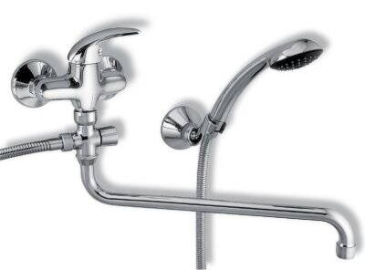 Novaservis Paneláková nástenná vaňová batéria 150 mm METALIA 55 chrómová 55071,0