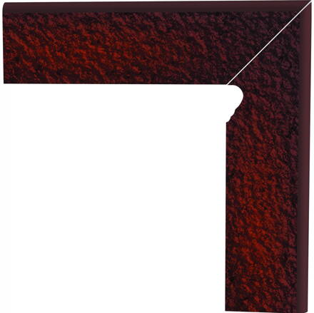 Paradyz CLOUD BROWN 2 EL.-PRAVÝ STRUKT 8,1X30 sokel