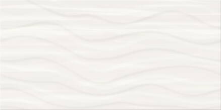 Cersanit TOUCH ME WHITE SATIN WAVE 29,8X59,8 štruktúra obklad W562-002-1