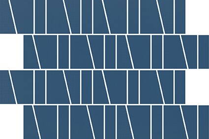 Cersanit ZAMBEZI BLUE TRAPEZE MAT 20X29,9 mozaika WD942-015