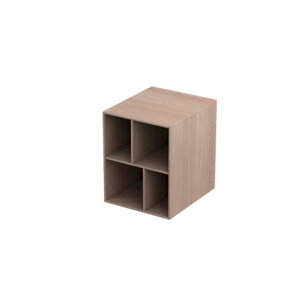 Oristo SKRINKA NÍZKA BOČNÁ ZÁVESNÁ POD DOSKU OTVORENÁ 40 cm, dub teplý OR00-PO-40-53