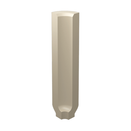 Paradyz BAZO BEIGE PROFIL WEWNETRZNY MONOKOLOR MAT. 3X10 vnútorný roh