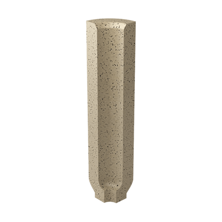Paradyz BAZO BEIGE PROFIL WEWNETRZNY SOL-PIEPRZ MAT. 3X10 vnútorný roh