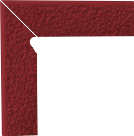 Paradyz NATURAL ROSA 2 EL.-ĽAVÝ STRUKT 8,1X30 sokel