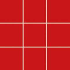 Rako Object COLOR TWO RAL 0304060 ČERVENÁ LESK 10x10 dlažba GAA0K359
