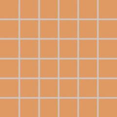 Rako Object COLOR TWO RAL 0607050 SVETLO-ORANŽOVÁ 30x30 mozaika (5x5) GDM05150
