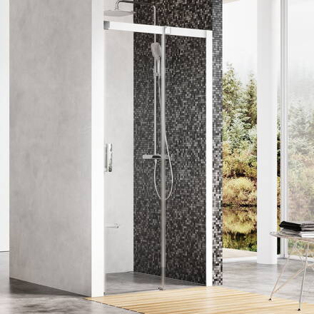 Ravak SPRCHOVÉ DVERE MSD2-110 R white + transparent 0WPD0100Z1
