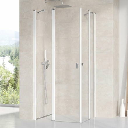 Ravak SPRCHOVÝ KÚT CRV2-110 white + transparent 1QVD0100Z1