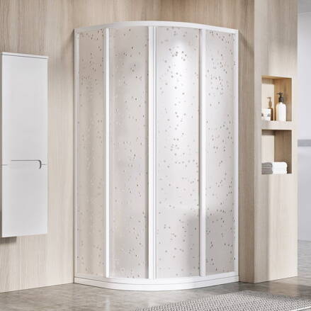 Ravak SPRCHOVÝ KÚT SKCP4-90 195 white + pearl 3117O10211