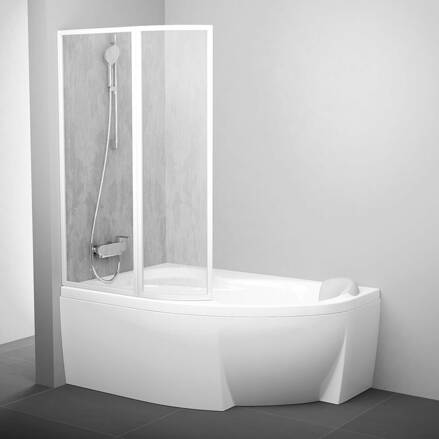 Ravak VAŇOVÁ ZÁSTENA VSK2 ROSA 140 L rain 76L7010041
