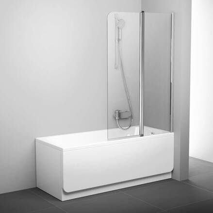 Ravak VAŇOVÁ ZÁSTENA CVS2-100 R bright alu + transparent 7QRA0C00Z1