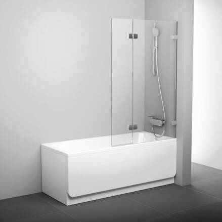 Ravak VAŇOVÁ ZÁSTENA BVS2-100 R chróm + transparent 7UPA0A00Z1