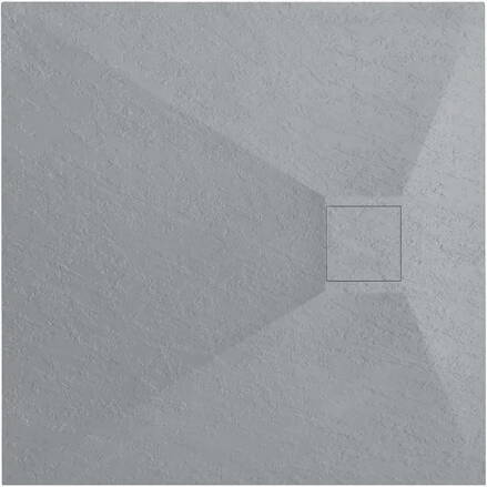 Rea MAGNUM GREY ŠTVORCOVÁ SPRCHOVÁ VANIČKA 90x90, sivá REA-K4106