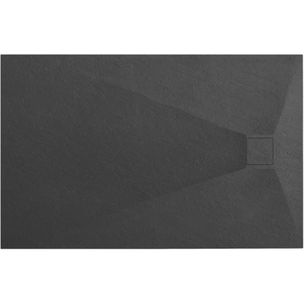 Rea MAGNUM BLACK OBDĹŽNIKOVÁ SPRCHOVÁ VANIČKA 80x120, čierna REA-K3331