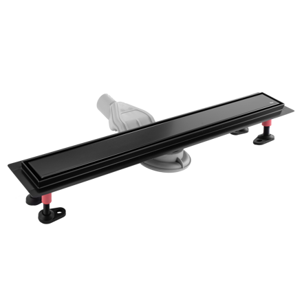 Rea NEOX BLACK SUPERFLOW N PRO NEREZOVÝ SPRCHOVÝ ŽĽAB 600 mm, čierny matný REA-G7805