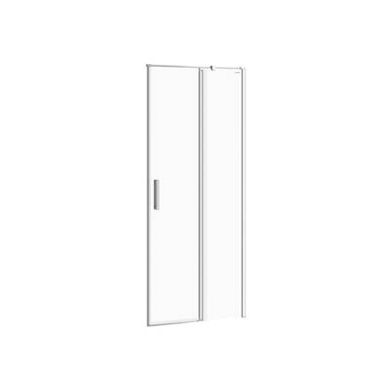Cersanit MODUO SPRCHOVÉ DVERE PRAVÉ otváracie 80x195 chróm, sklo číre S162-004