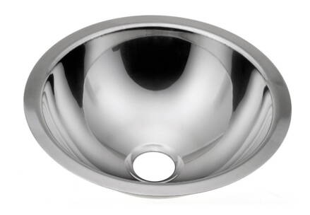 Zápustné umývadielko nerezové, priemer 305 mm