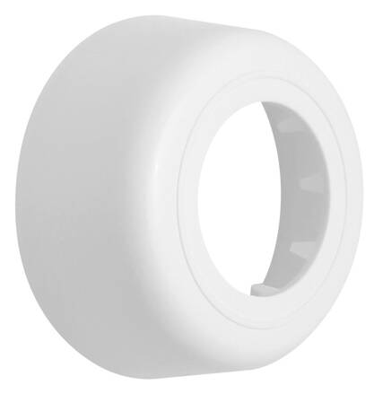 Rozeta 85/40mm, výška 33mm, ABS/biela