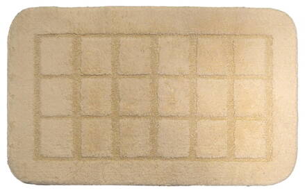 DELHI Kúpeľňová predložka 50x80 cm, 100% polyester, béžová