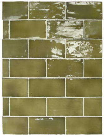 MANACOR obklad Basil Green 7,5x15 (bal=0,5m2) (EQ-3)