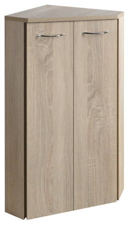 ZOJA/KERAMIA FRESH skrinka rohová 35x78x35cm, dub platin