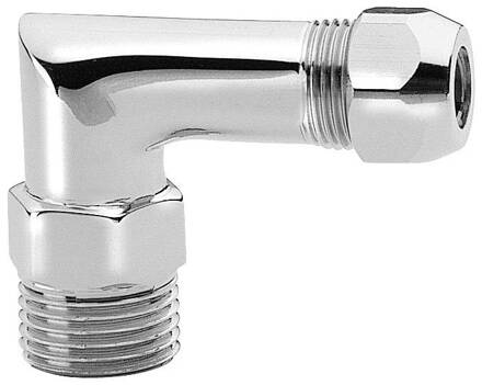 Pripojovacie koleno M1/2"x10, chróm