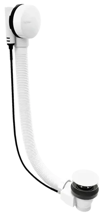 Vaňová súprava s bovdenom, dĺžka 800mm, zátka 72mm, biela
