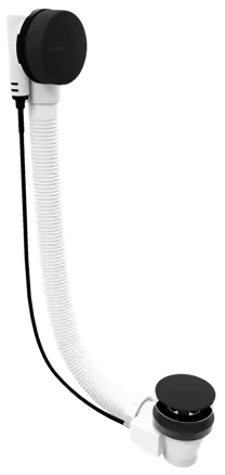 Vaňová súprava s bovdenom, dĺžka 775mm, zátka 800mm, čierna mat