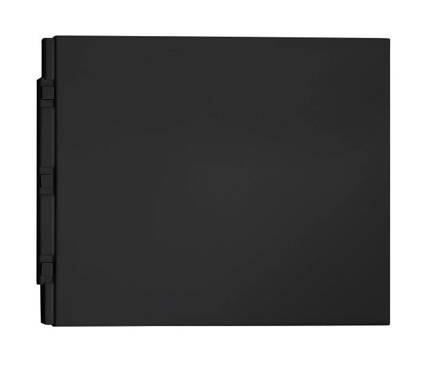 COUVERT panel bočný 80x52cm, čierna mat